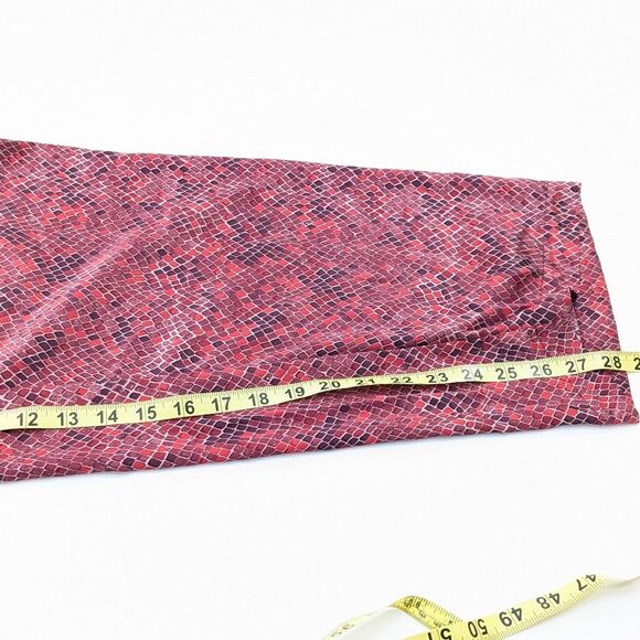 Victoria’s Secret Vintage Red Snake Print Silky Pajamas Sleep Set Size Medium - Picture 8 of 11